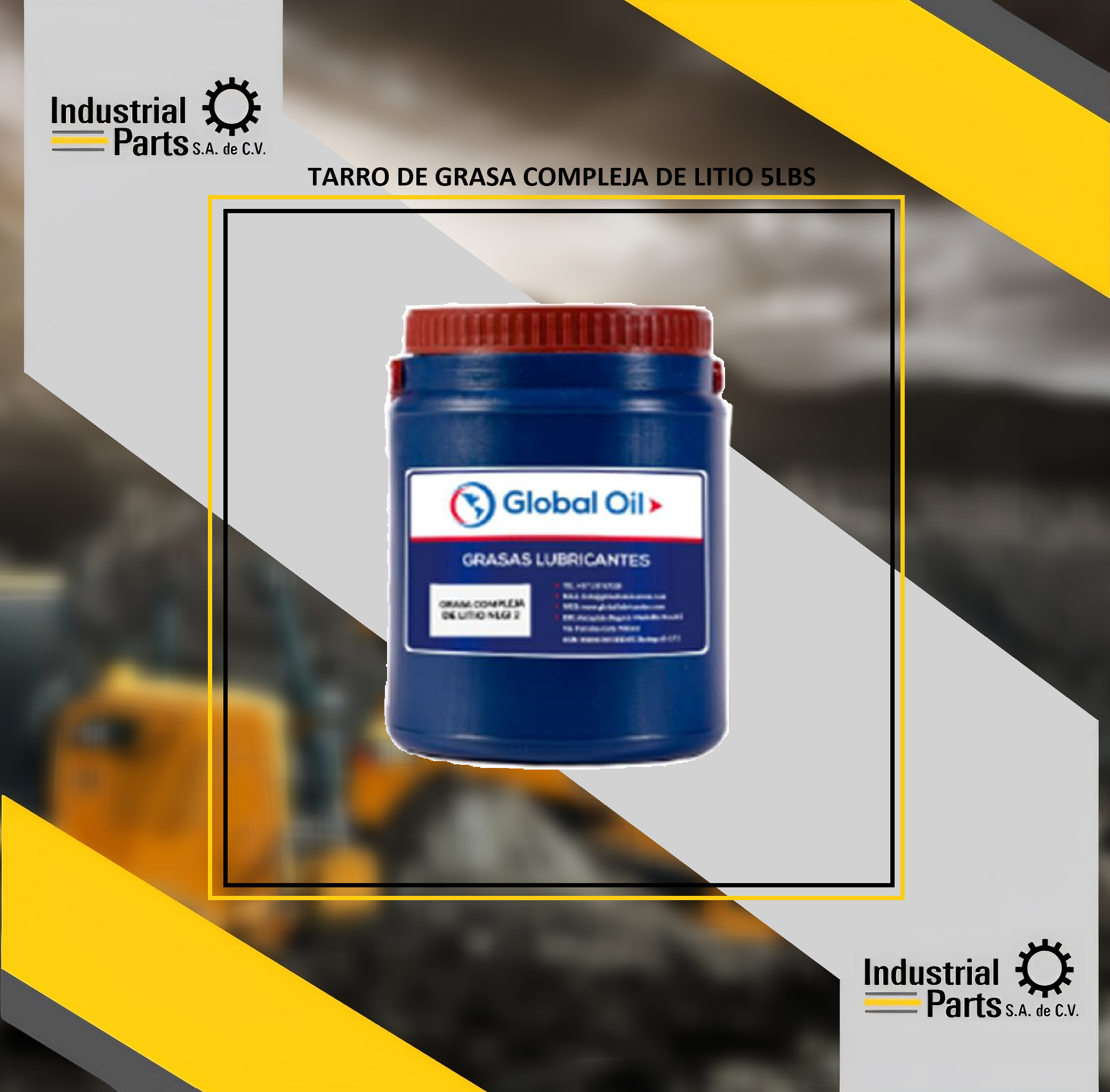 Tarro de Grasa Compleja de Litio 5LBS